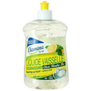 Liquide Vaisselle Mains Citron Menthe - 500mL- Etamine du Lys