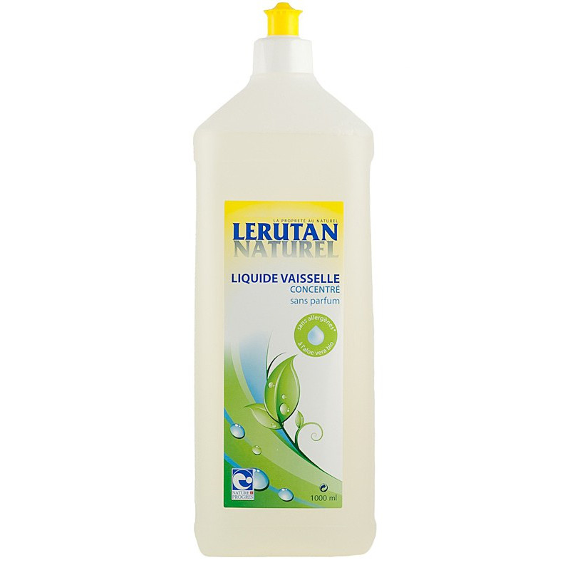 Liquide Vaisselle Sans Parfum - 1 L- Lerutan